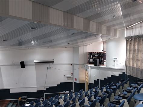 Completed prayer hall PA system